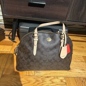 Coach Brown Signature Handbag